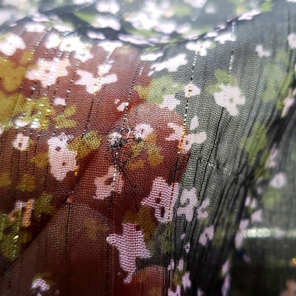 Nwt LOFT FLORAL  PULL ON MIDI SKIRT, SIZE 8 - Picture 9 of 16